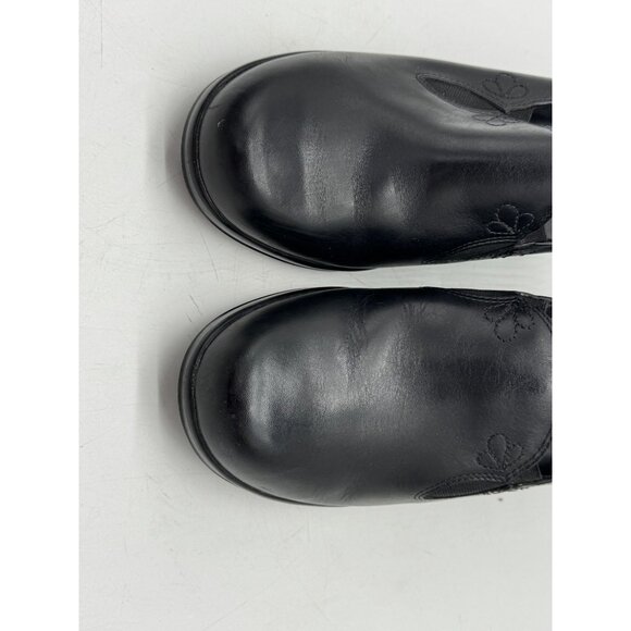 Dansko Womens Pumps Heeled Clogs Loafers Size 10 Black Leather Slip-On Party - Picture 5 of 13